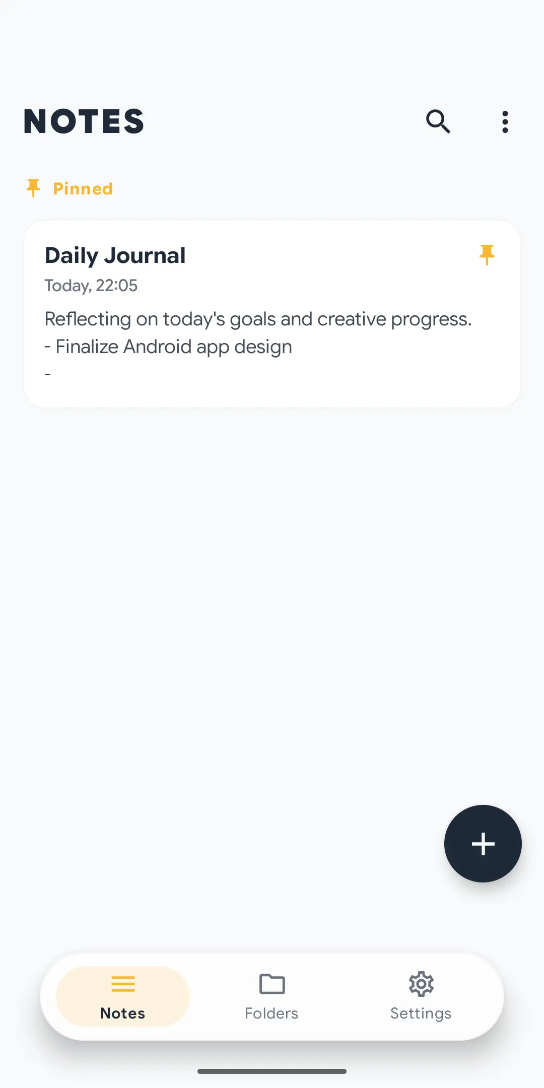 Quik Note Notes List